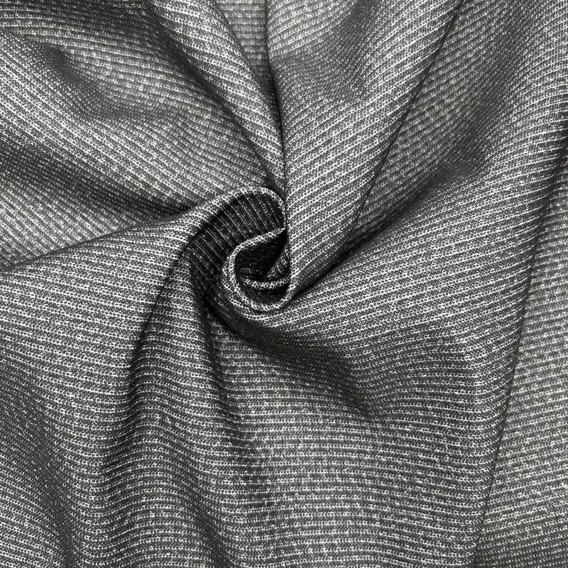 Floating Grid Dual Tone Weft Stretch Stof 75D*75D+40D+150D 97% Polyester 3% Spandex