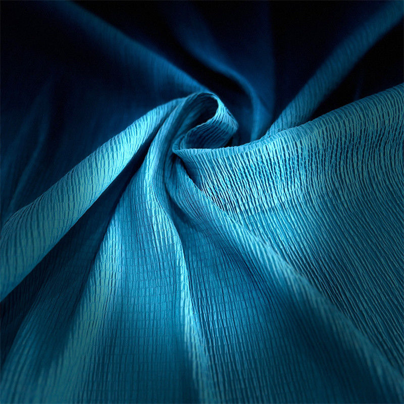 Matte warp gebreide bubbel crepe stof 96GSM 97% nylon 3% spandex voor rokken overhemden