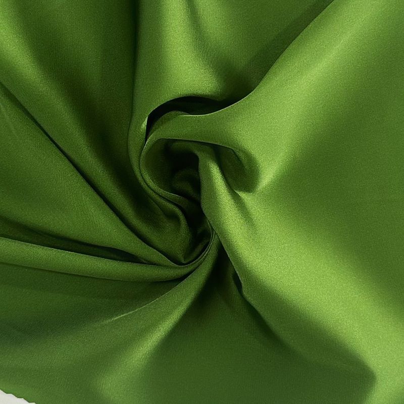 Polyester elastische satine chiffon stof 50D*50D+20D 92GSM Voor jurken en jurken