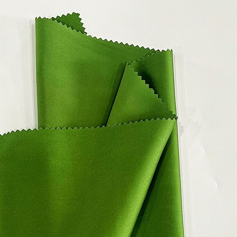 Polyester elastische satine chiffon stof 50D*50D+20D 92GSM Voor jurken en jurken