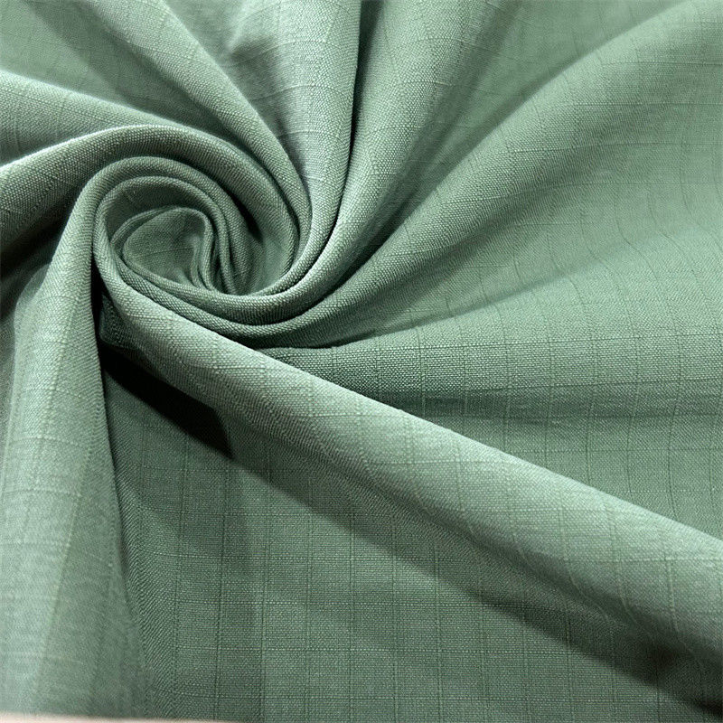 Matte gekabbelde warp stretch taffeta stof 70D+40D*160D+160D/2 Voor buitenkleding