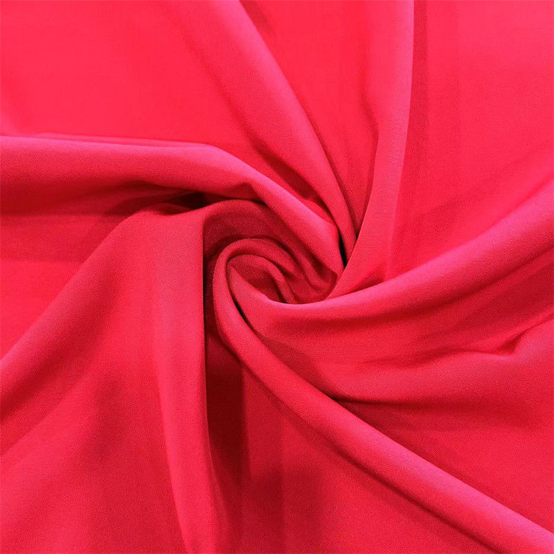 130GSM Soft Feel Recycled PET Stof 100D 20D 4 Way Stretch Plain Polyester Spandex Stof