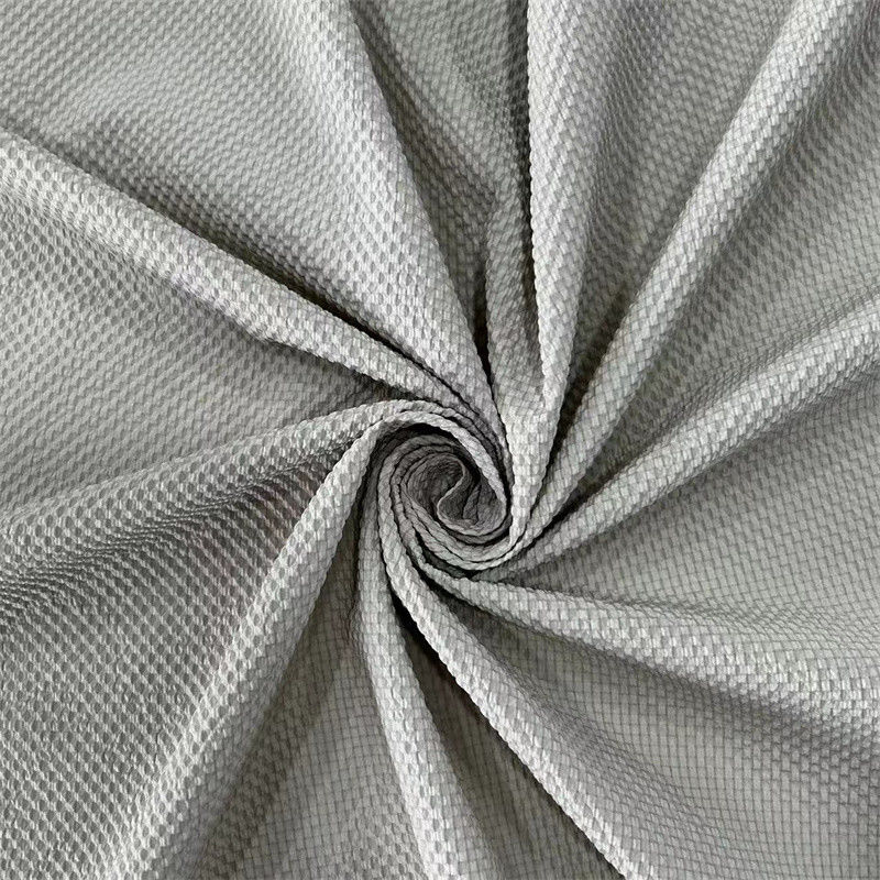 Kledingstof Recycled PET Stof Waterdicht Polyester Bubble Check Stof 75D+50D T400*75D+50D T400