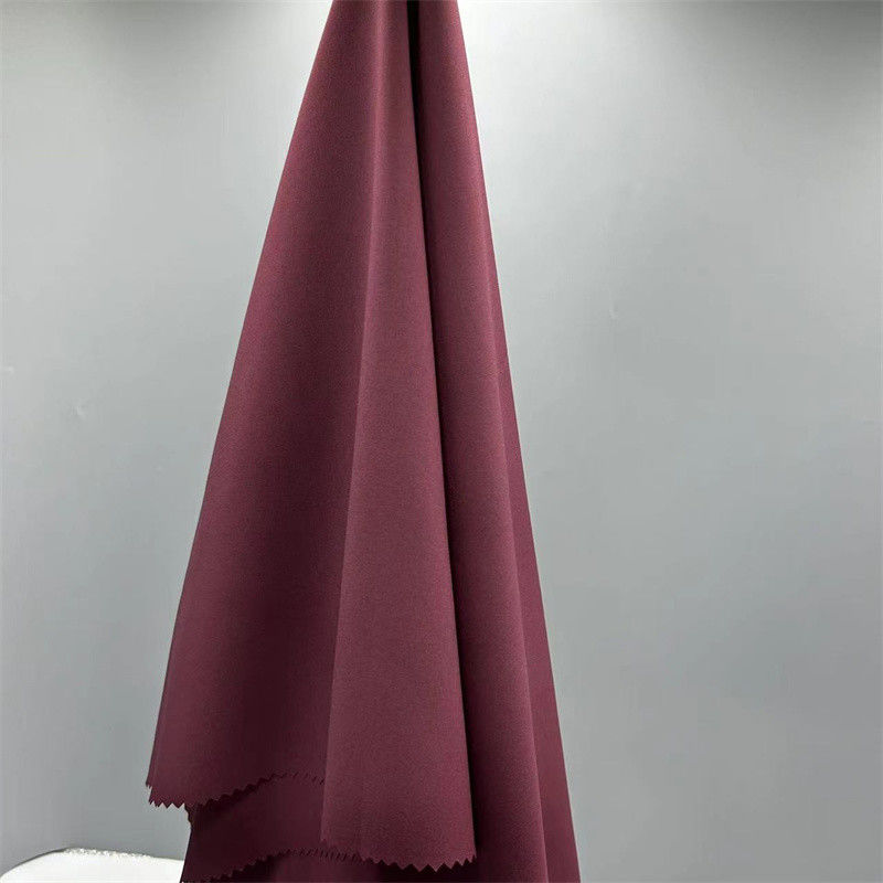 Recycled Sustainable Polyester Plain Weave Fabric 50D Four Way Stretch voor sportkleding