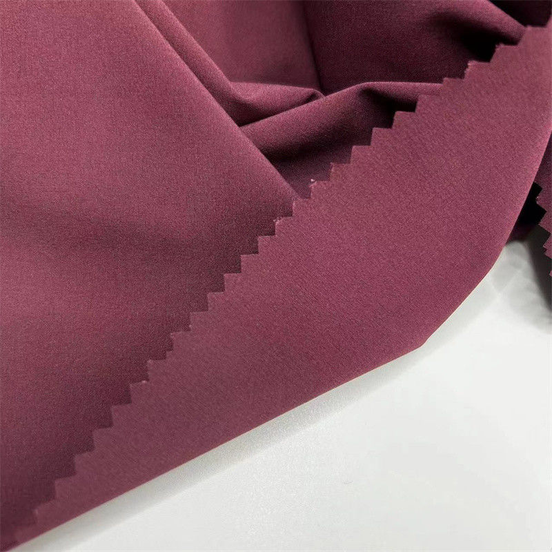 Recycled Sustainable Polyester Plain Weave Fabric 50D Four Way Stretch voor sportkleding