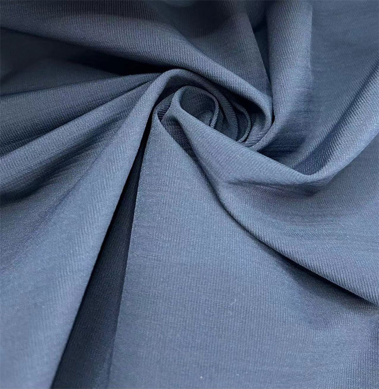 Recycled Polyester Seersucker Stof Low Stretch T400 Linnen als textuur voor outdoor kleding
