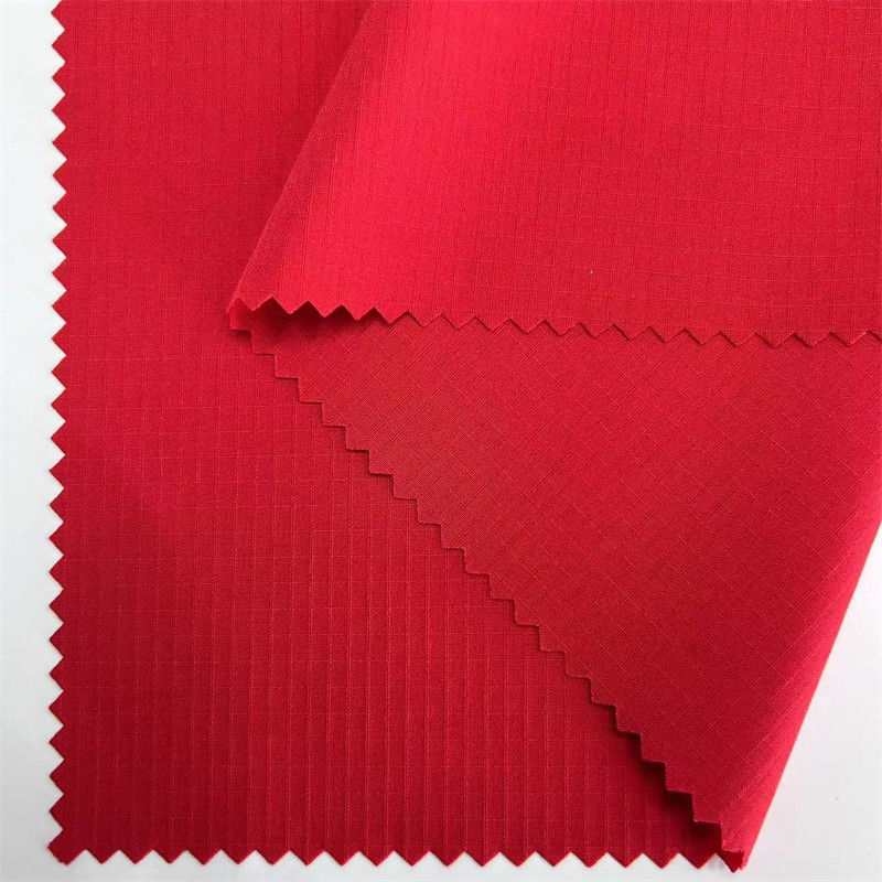 75D Dual Line Grid Stof 75D+40D*75D+40D/2 92% Polyester 8% Spandex 133GSM 57