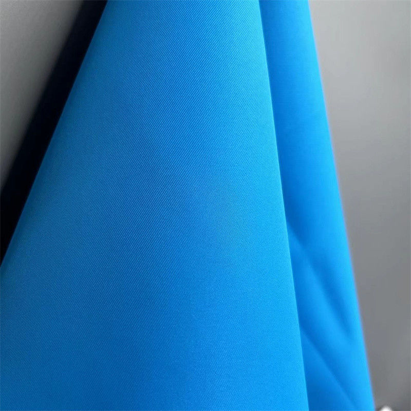 2/2 Blackout Recycled Twill Stof Gelamineerd Met TPU Film 100% Recycled Poly Voor Het Maak Van Trench Coats Jackets