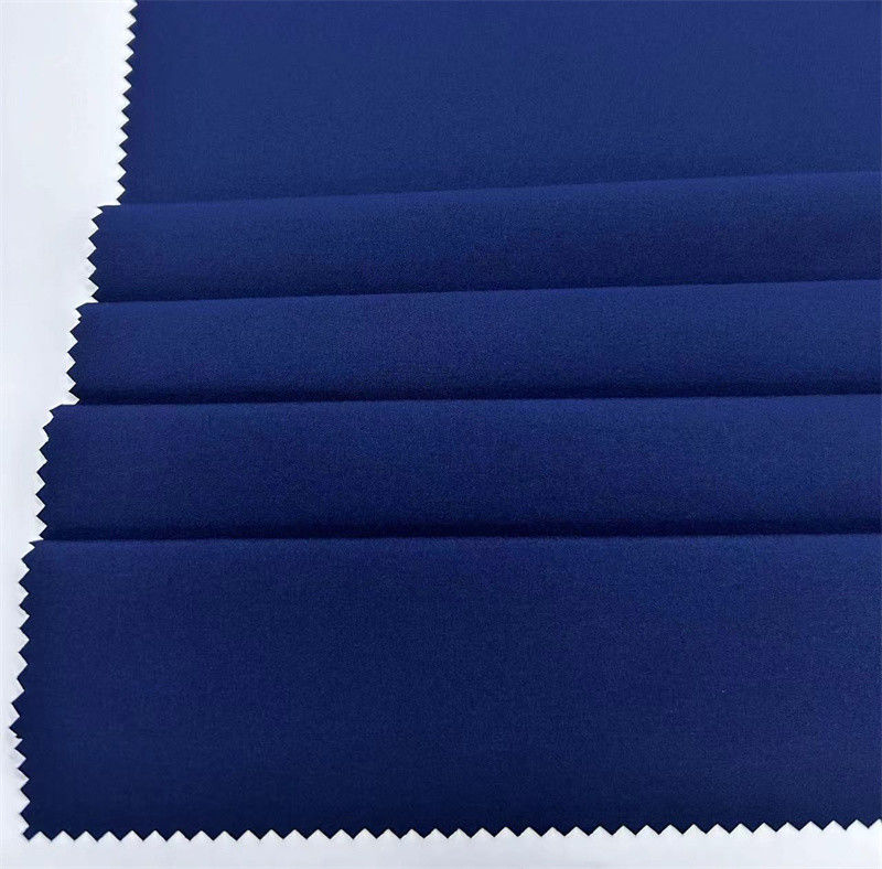 Recycled Plain Weave Vierweg Stretch Stof 75D+40D*150D+40D 94% Recycled Polyester 6% Spandex 166GSM
