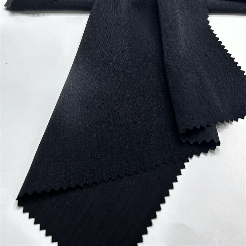 Matte half twill verticale streep gewassen fluweel overhemd / blouse rok jas / jas gerecycled polyester stof groothandel