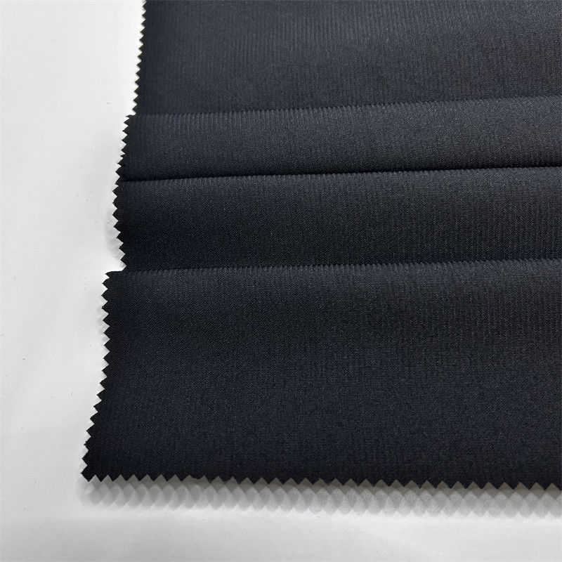 150D Low Stretch Recycled Polyester Twisted Twill Stof Met Verticale Strepen 150D*150D Dresses And Skirts