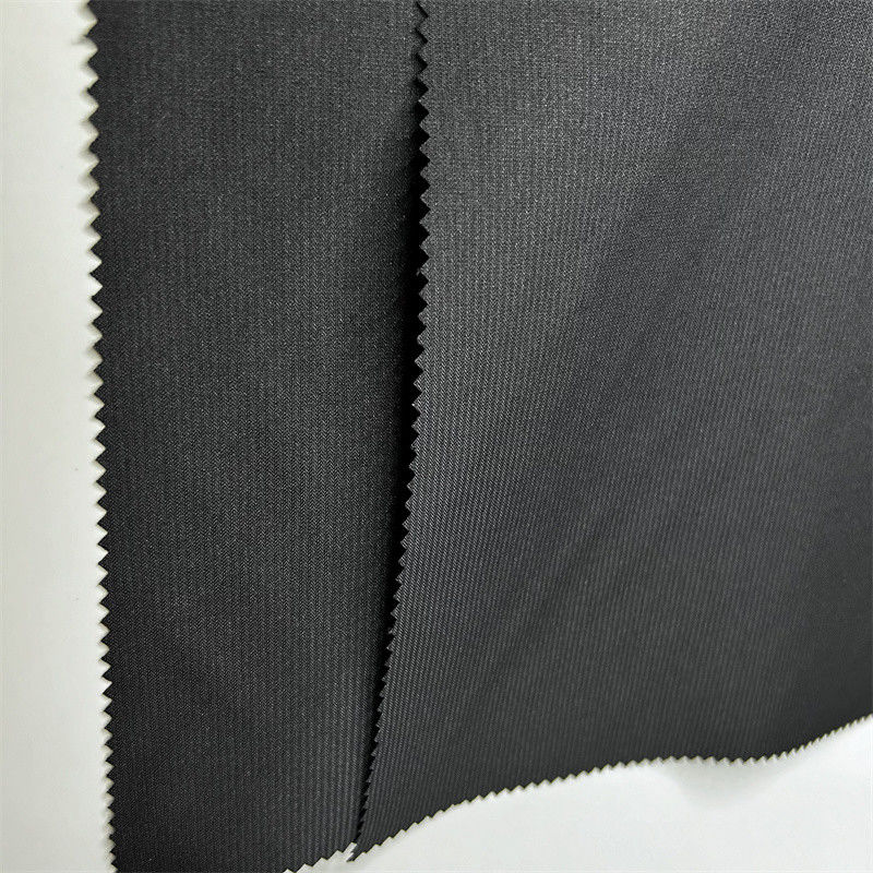 150D Low Stretch Recycled Polyester Twisted Twill Stof Met Verticale Strepen 150D*150D Dresses And Skirts