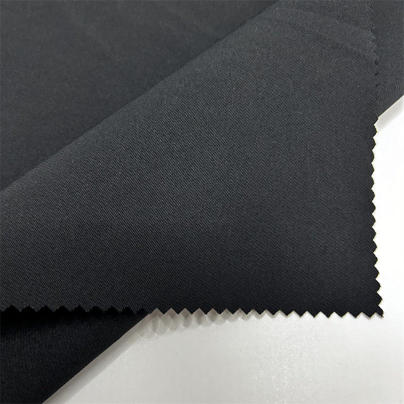 Koele zijde katoen mengsel T800 Twist 100% gerecycled polyester stof voor jassen jassen broeken broeken