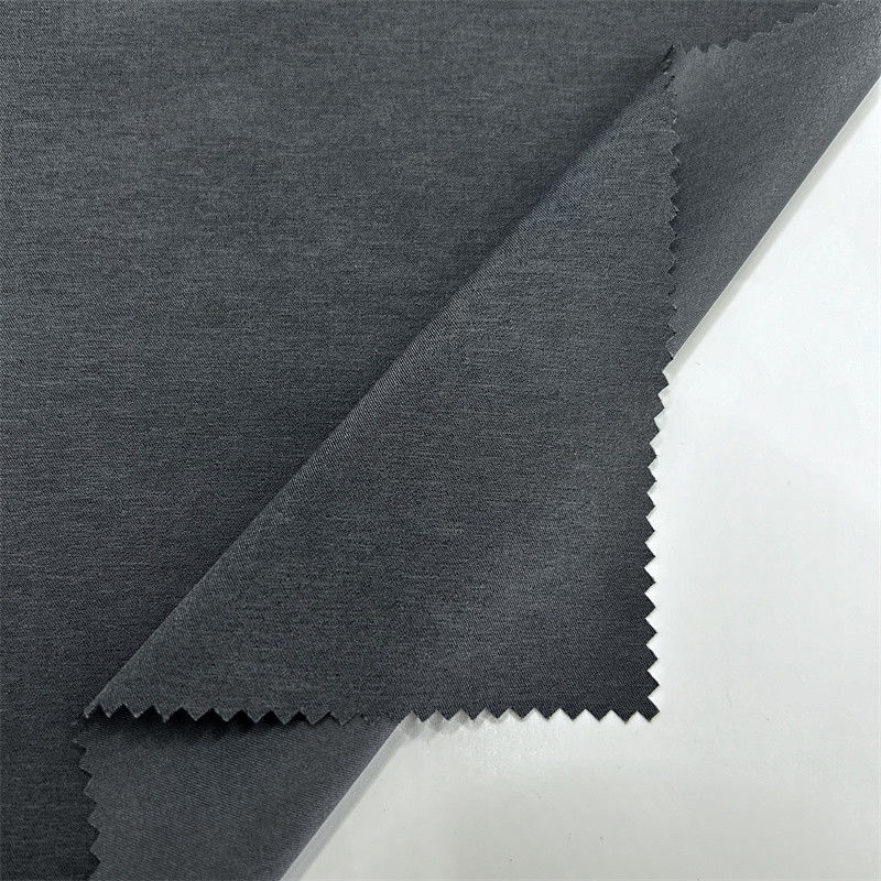 Kationisch polyester en nette vierzijdige elastische dubbelzijdige helling toont twee kleuren effect voel dik