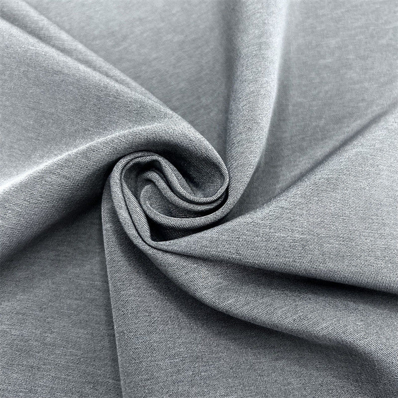Kationisch polyester en nette vierzijdige elastische dubbelzijdige helling toont twee kleuren effect voel dik