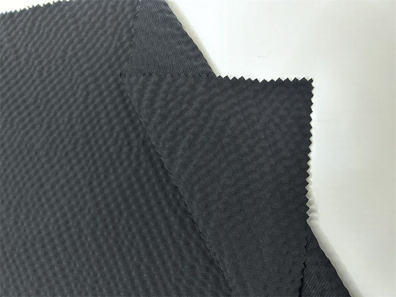 Polyester T400 Verticale streep Pearl Dot 75D Cation+75DT400*75D Verticale streep Convex Bubbles Effect