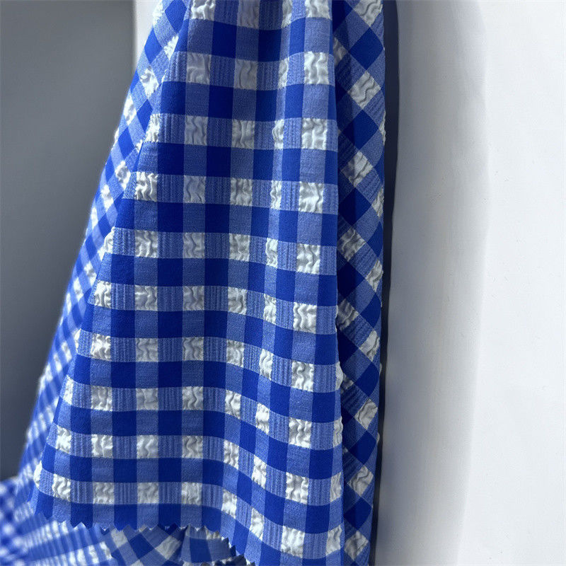 Nylon polyester bubbelras 75D+70D+40D*75D+70D+40D Kleine opgeheven bubbels op het oppervlak van het stof