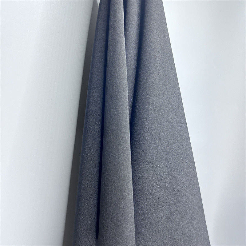 70D half glanzend nylon weefsel gedraaid plain weefsel vierzijdig elastisch 70D+40D*70D+40D zacht elastisch