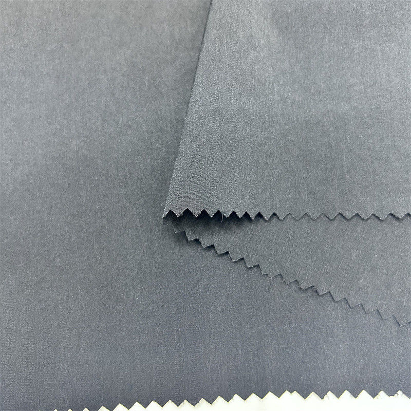 70D half glanzend nylon weefsel gedraaid plain weefsel vierzijdig elastisch 70D+40D*70D+40D zacht elastisch