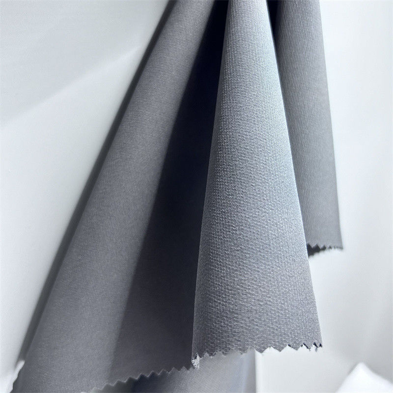 150*300d Bergbeklimstof 150d+40d*75d+40d+300d 95% gerecycled polyester 5% spandex